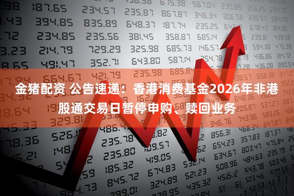 金猪配资 公告速递：香港消费基金2026年非港股通交易日暂停申购、赎回业务